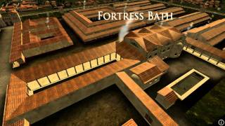 Animation of ancient Roman Fort in Caerleon Wales [upl. by Angell7]