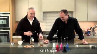 How to make a frappé coffee using an aerolatte milk frother [upl. by Foster]