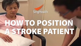 How To Position A Stroke Patient [upl. by Akirdna]