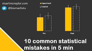 Ten Statistical Mistakes in 5 Min [upl. by Lletniuq]