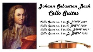 Johann Sebastian Bach  Cello suites in 432 Hz great for reading or studying [upl. by Heyer]